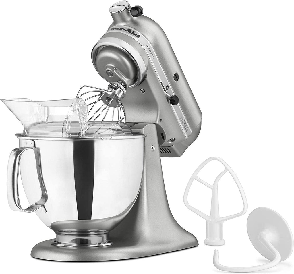 KitchenAid KSM150PSCU Artisan Series 5-Qt. Stand Mixer with Pouring Shield - Contour Silver