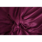 half sleeve satin midi dress