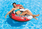Red River Run 1 Fire Edition Sport Lounge, Inflatable Water Float, 53" Diameter 12 Pack