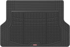 Motor Trend Premium FlexTough All-Protection Cargo Mat Liner – w/Traction Grips &amp; Fresh , Heavy Duty Trimmable Trunk Liner for Car Truck SUV, Black (OF-985-BK)