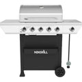 Propane Gas Grill  Steel Side Burner Heat Thermometer 5-Burner