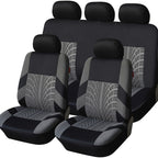 5 Seats Car Seat Covers, Breathable Polyester Split Automotive Front Rear Seat Cushion Covers, Vehicle Seat Protectors Universal For Cars, Trucks, SUV
