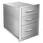 Outdoor Kitchen Drawer Door Access BBQ Drawer For Grill Flush Enclosed Drawer