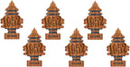 Little Trees Car Air Freshener 6-Pack (Bourbon)