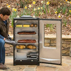 40-Inch Bluetooth Digital Electric Smoker in  Steel