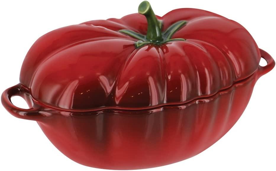 STAUB Ceramics Petite Tomato Cocotte, 16-oz, Cherry