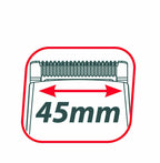 Babylissmen E956e Trimmer Blades Steel  8 Guides Cutting 0.6
