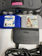n64 nus-001  64 bundle controller cords 2 games