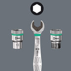 W05020093001 Joker Set of Ratcheting Combination Wrenches, Imperial, 8 Pieces