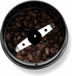 Bodum Bistro Electric Coffee Grinder, Matte Chrome