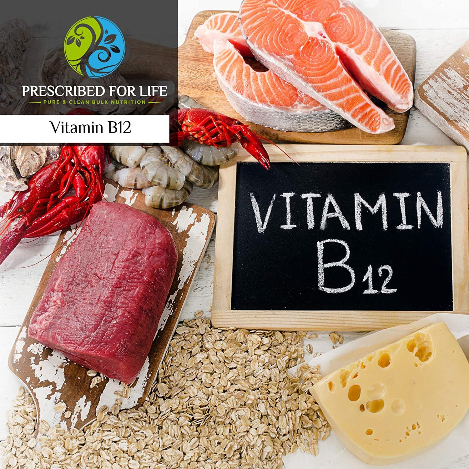 Prescribed for Life Vitamin B12 - Vitamin B-12 1% ON DCP Powder (Cyanocobalamin), 10 kg