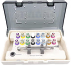 Universal Implant Repair Tool Kit with 16pcs Screwdrivers Colorful Prosthetic Kit Torque Wrench