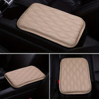 1PC Leather Car Armrest Mat, Universal Interior Auto Armrests StoraBox Mats Dust-proof Cushion Cover Armrest Waterproof Protector
