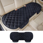 Car Back Seat Cover Plush Material Rear Back Row Protector Mat, Auto Chair Cushion Accessories, Car Back Row Seat Cushion