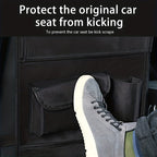 1pc Car Back Seat Organizer, StoraPockets Kick Mats Car Back Seat Protectors Tissue Box Cup Holder Laptop Table Car Eating Tray For ParOnly