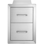 Steel Outdoor Kitchen Drawers Outdoor 14 x 21 x 21 in for BBQ