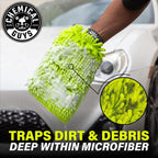 Chemical Guys CWS_402_16M Car Wash Starter Bundle - Mr. Pink Foaming Car Wash Soap, 16 fl oz, Candy Scent + Green Chenille Wash Mitt (2 Items) Works on Cars, Trucks, SUVs, RVs &amp; More