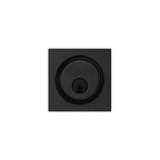 Collins Matte Black Single Cylinder Deadbolt