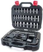 Husky 100-Piece 1/4 in. and 3/8 in. Drive Mechanics Tools Set