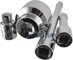 AB Tools-US Pro 1" Drive Metric Socket and Accessory Set Kit 36mm - 80mm 6 Sided 21pc