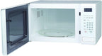 Magic Chef Cu. Ft Countertop Oven with Push-Button Door in White MCM1110W 1.1 cu.ft. 1000W Microwave