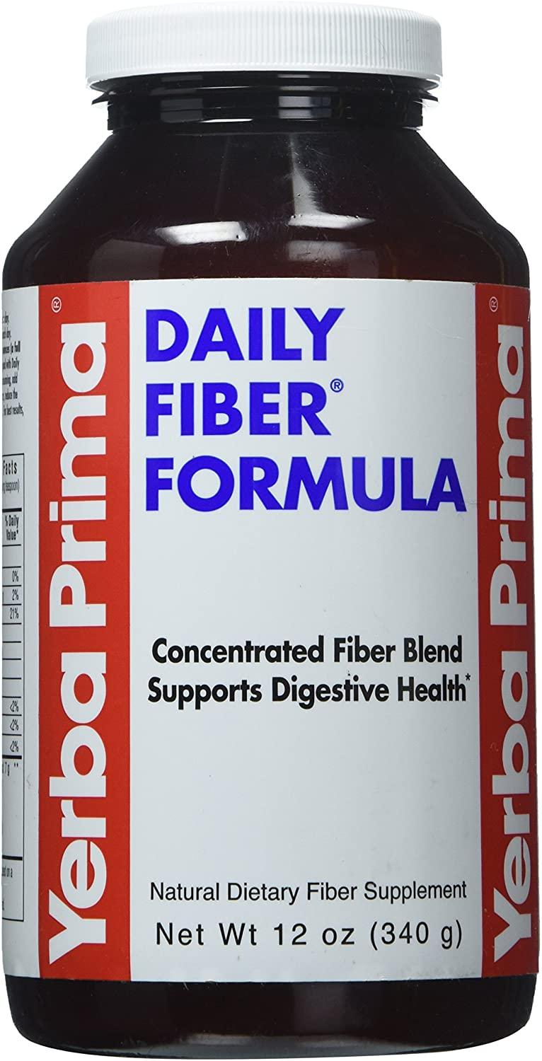 Yerba Prima Daily Fiber Formula, 12 Ounce (Pack of 24)