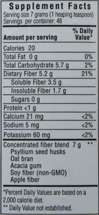 Yerba Prima Daily Fiber Formula, 12 Ounce (Pack of 24)