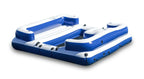 Inflatable Island Pool Lake Raft Lounger w/ Oasis Island Floating Lounge