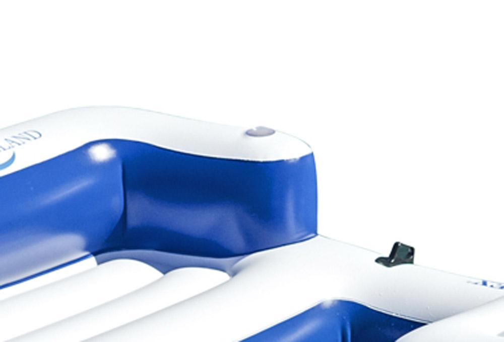 Inflatable 5 Person LounRaft with  Inflatable Tube w/ Cooler