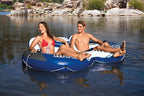 Inflatable 5 Person LounRaft with  Inflatable Tube w/ Cooler