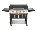 4 Burner 36 inch Griddle with Air Fryer and Hood - Brand In Box!