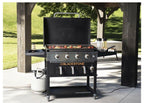 4 Burner 36 inch Griddle with Air Fryer and Hood - Brand In Box!