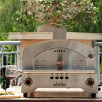 Big Horn 2 Burner Portable  Steel Propane Steak Beefer Gas Pizza Grill