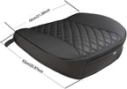 Black Panther PU Car Seat Cover, Front Seat Protector Compatible with 90% Vehicles,Embroidery,Anti-Slip &amp; Full Wrapping Bottom (W 21.26ׄ 20.87 Inch)(1Piece,Black)