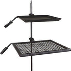 Adjustable & Durable Swivel Grill, CooGrate, & Griddle Plate, Home BBQ, Fun
