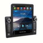 9.5'' Vertical TFT HD TouchScreen Double Din Car Radio Android 10.1 (2+32G) -in GPS/WIFI/BT DVR Multi-languaClock Display USB / SD / FM