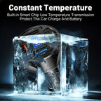 120W Car Charger Fast Charging 4 Usb Digital Display Car Fast Charger 4-in-1 PD Mobile Phone Charging Head 7AQC3.0 Car Phone Adapter Car Accessories