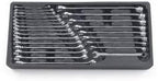 24 Piece SAE/Metric Long Pattern Combination Non-Ratcheting Wrench Set Tools Equipment Hand Tools