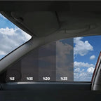 Car Window Tint Film For Car, Sun Shade Roll 15% VLT Black Universal Fit 20''x20Ft Roll Sunlight Heat UV Block And Scratch Resistant Car Accessories