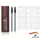 Eyebrow Stamp Stencils Kit, One Step Brows Powder Makeup