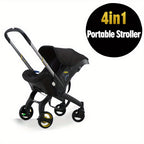 4 In 1Foldable Baby Stroller, A Good Helper For Mothers When Traveling, Shopping In Supermarkets, Baby Stroller Suitable For Christmas, Halloween, And Thanksgiving Gift