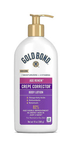 Gold Bond Age Renew Crepe Corrector Body Lotion, Replenishing &amp; Smoothing Formula, 14 oz.