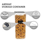 24pcs Airtight Food StoraContainers Set With Lids, BPA Plastic Dry Food Canisters For Kitchen Pantry Organization And Storage, Include Labels