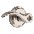 PrestiTobin Satin Nickel Entry Door Lever Featuring SmartKey Security