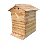Adasea Hive, Auto Flow Beehive, Beekeeping Wooden House with 7 PCS Auto Honey Beehive Frame, Food Grade BPA  (Beehive Frame+Wooden Box)
