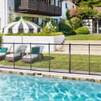 Pool Fences 4'x48' In-Ground Swimming Pool Sectional Kit Removable Mesh Barrier