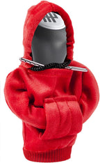 ZHSMS Gear Shift Cover, Universal Shift Knob Cover, Funny Sweater Hoodie for Gearshift, 4.7 Inch Car Shifter Stick Protector Decoration (Red)