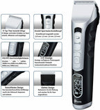 Trimmer Professional OUMTE Mens LCD Beard Trimmer Precision Rechargeable