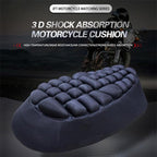 3D Motorcycle Cool Seat Cover Sunscreen Shock Absorption Inflatable Cushion