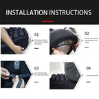 3D Motorcycle Cool Seat Cover Sunscreen Shock Absorption Inflatable Cushion